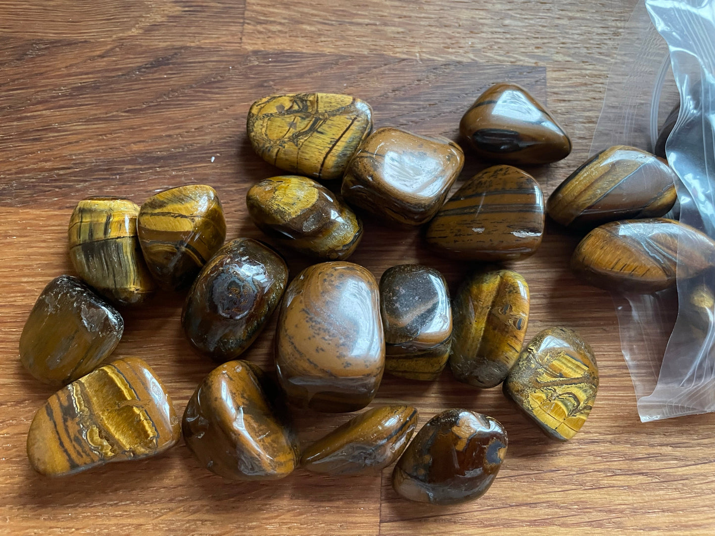 Tiger jasper tumble stone