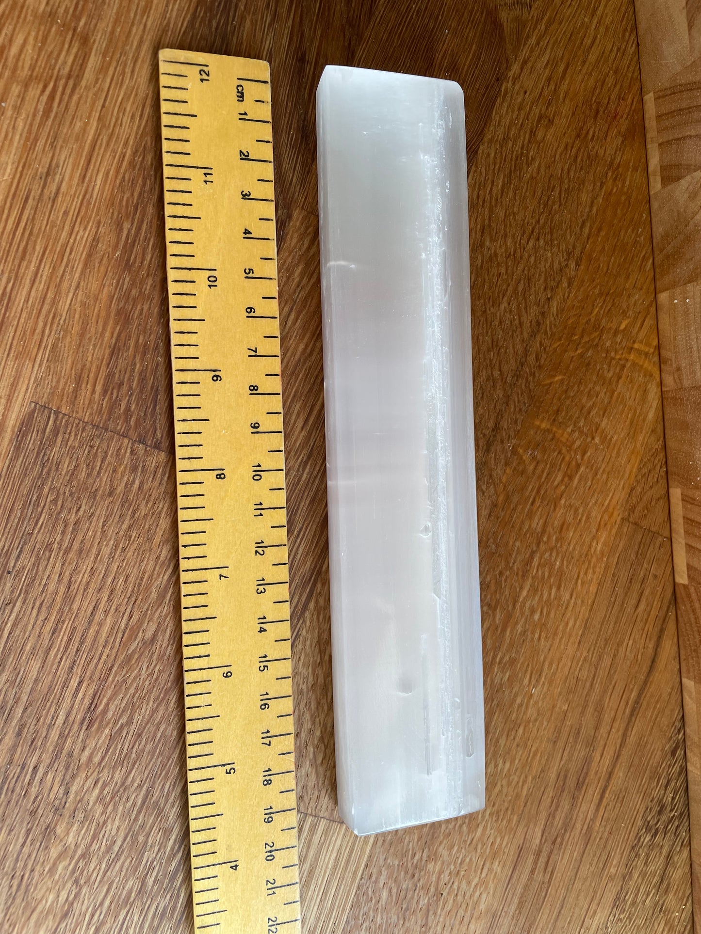 Selenite ruler