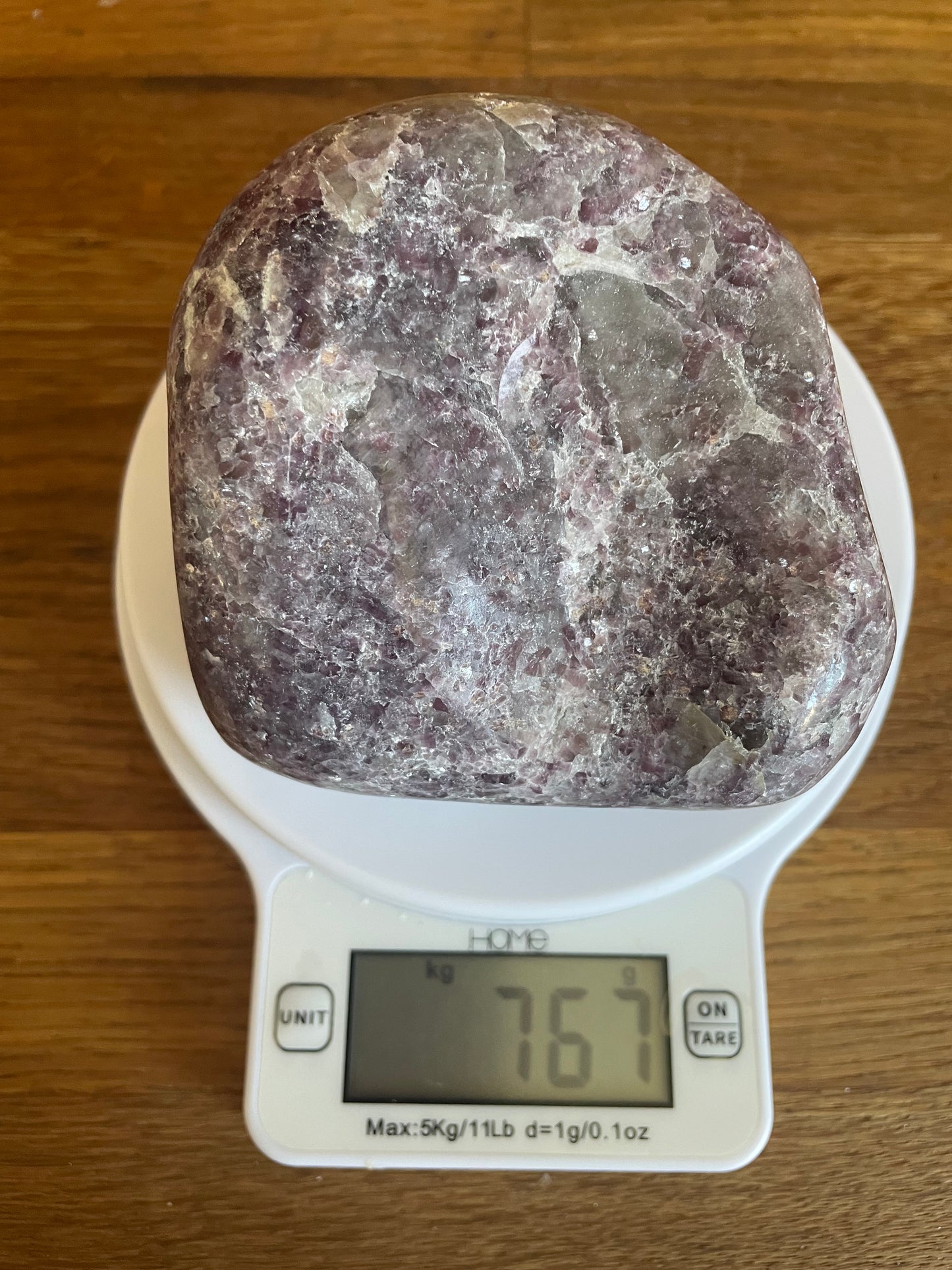 Lepidolite freeform, 767g