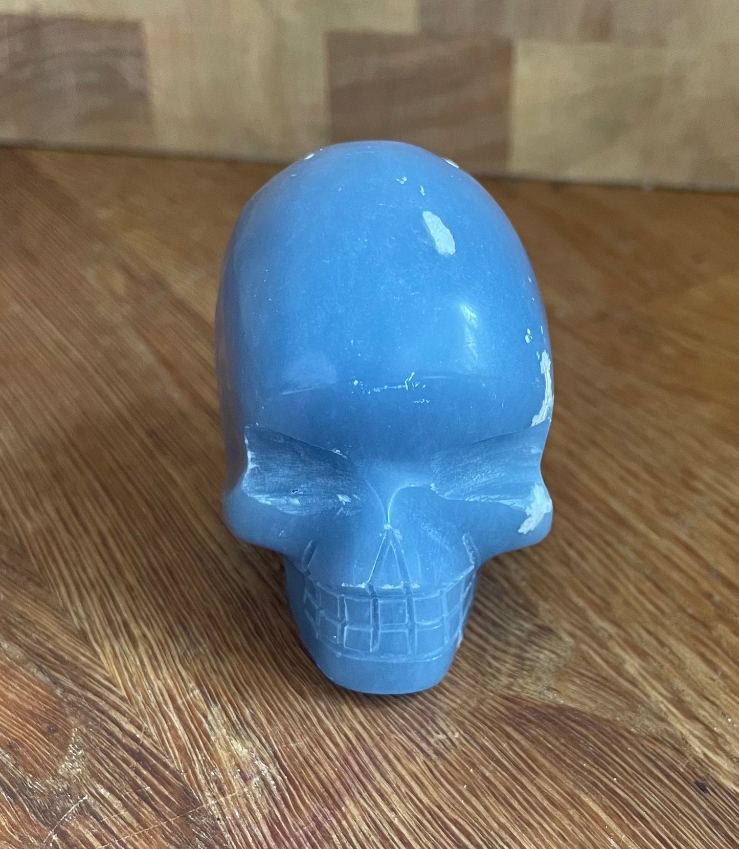 Angelite skull