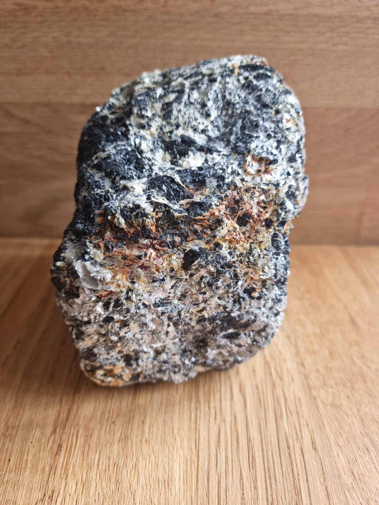 Natural black tourmaline chunk