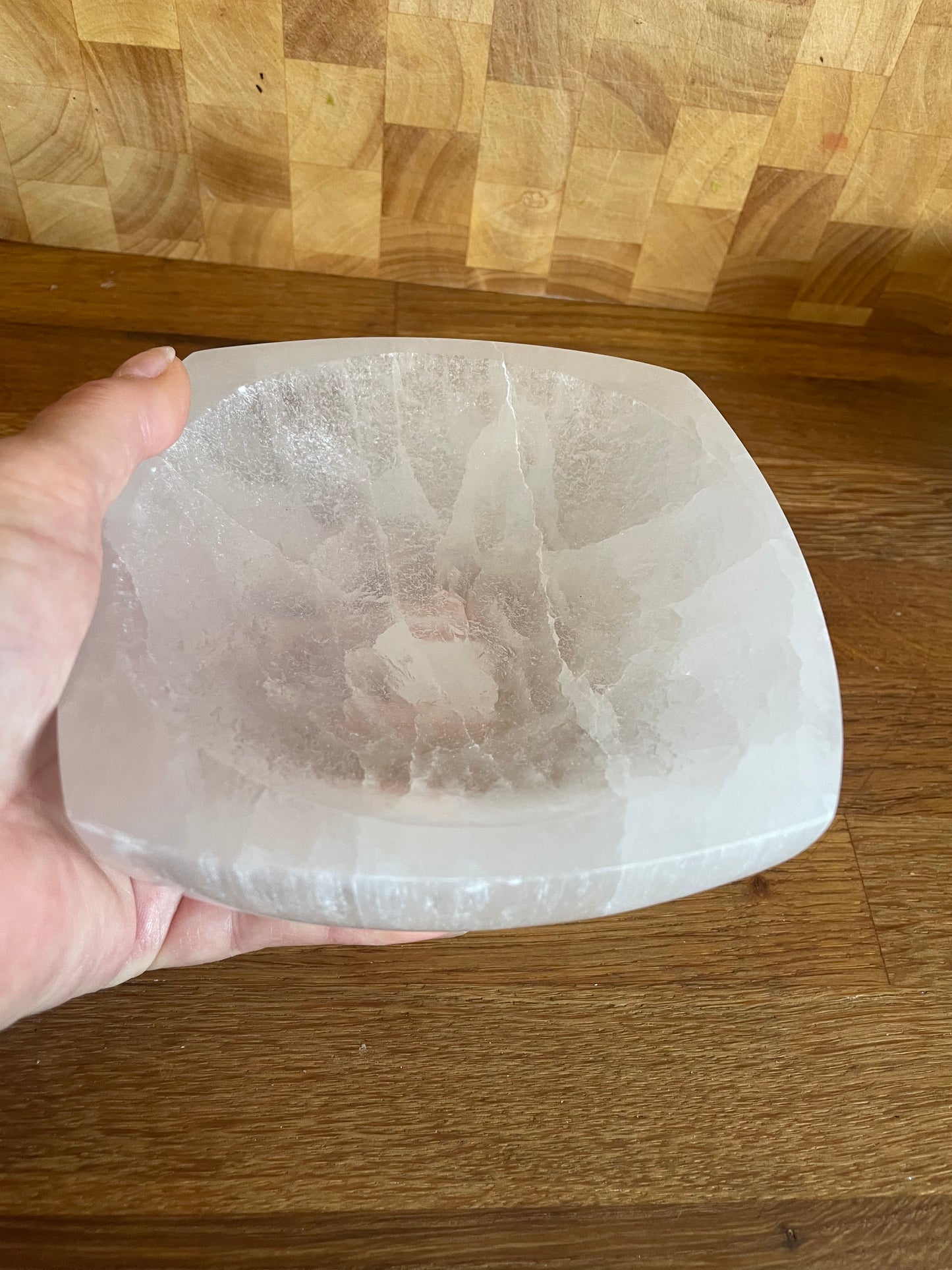 Selenite bowl