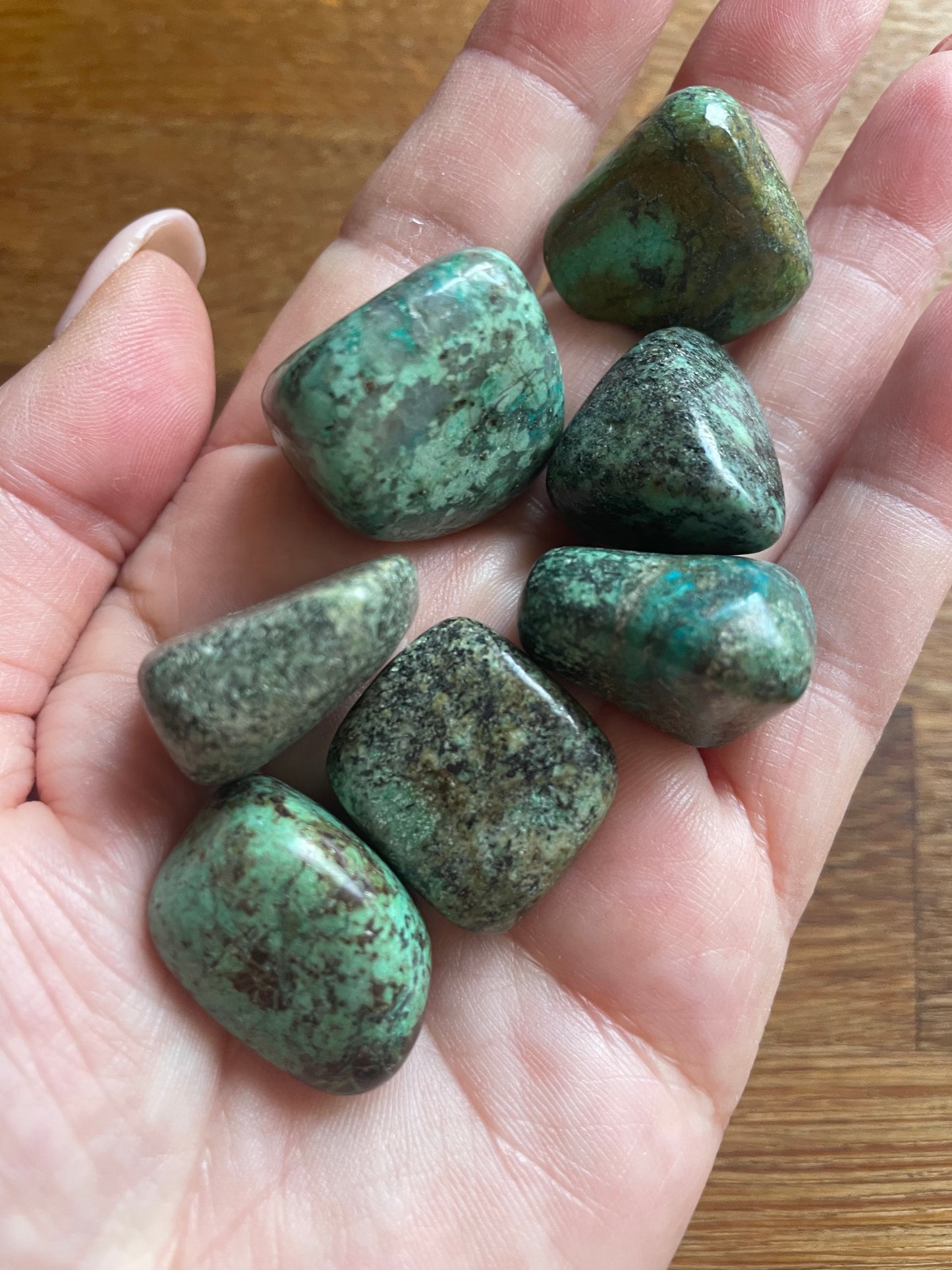 Turquoise tumble stone