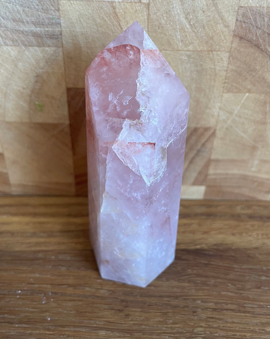 Fire / hematoid quartz point